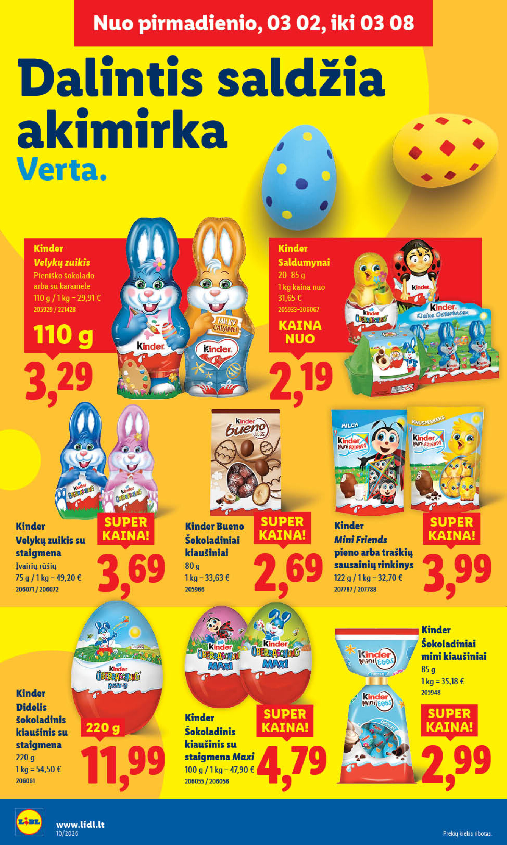lidl - MAISTO PREKIŲ PASIŪLYMAI (2026-03-02 - 2026-03-08) - page: 28