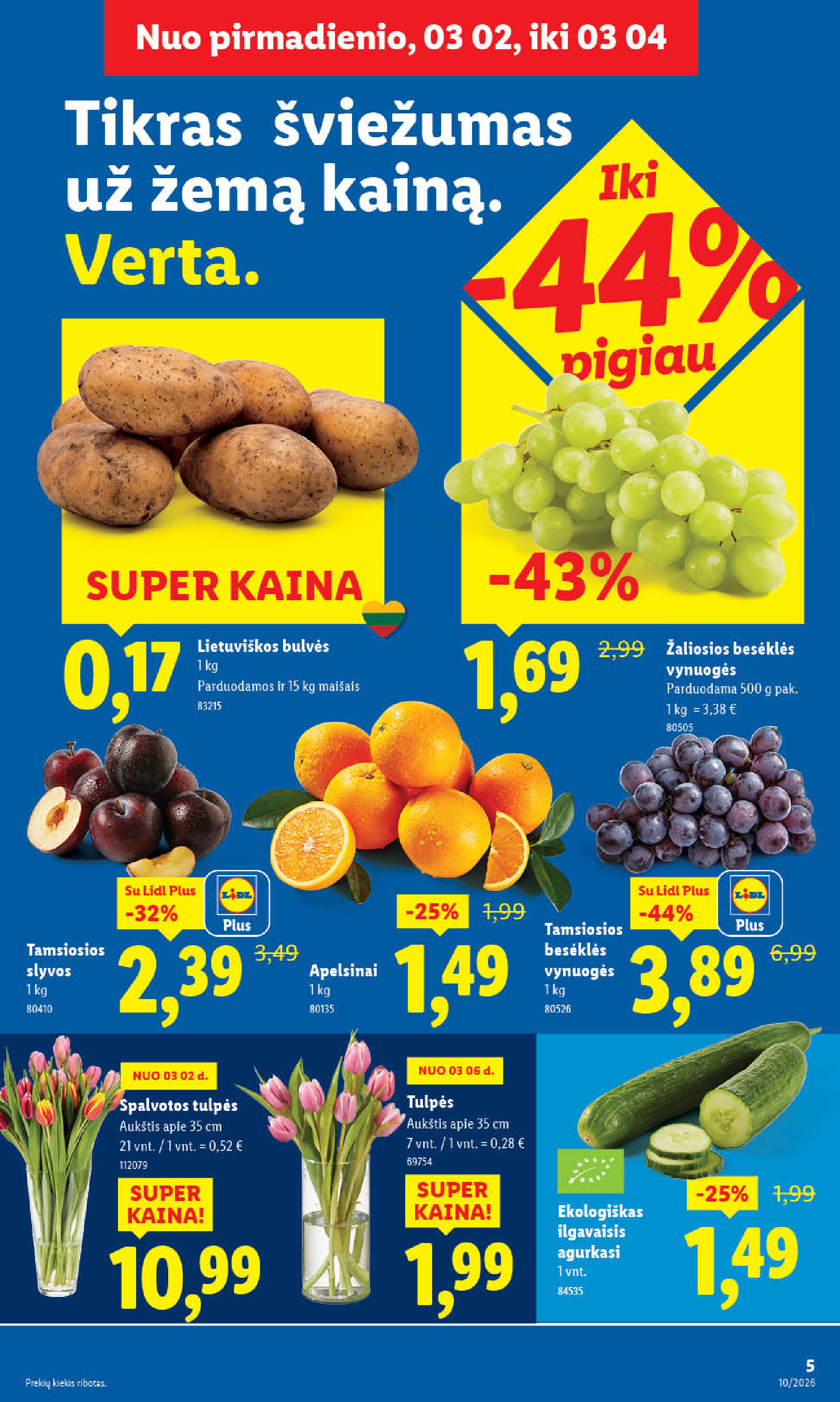 lidl - MAISTO PREKIŲ PASIŪLYMAI (2026-03-02 - 2026-03-08) - page: 8