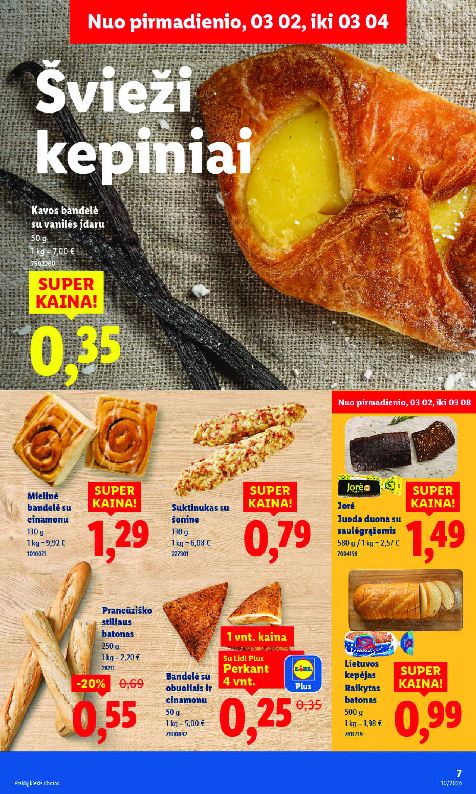 lidl - MAISTO PREKIŲ PASIŪLYMAI (2026-03-02 - 2026-03-08) - page: 11