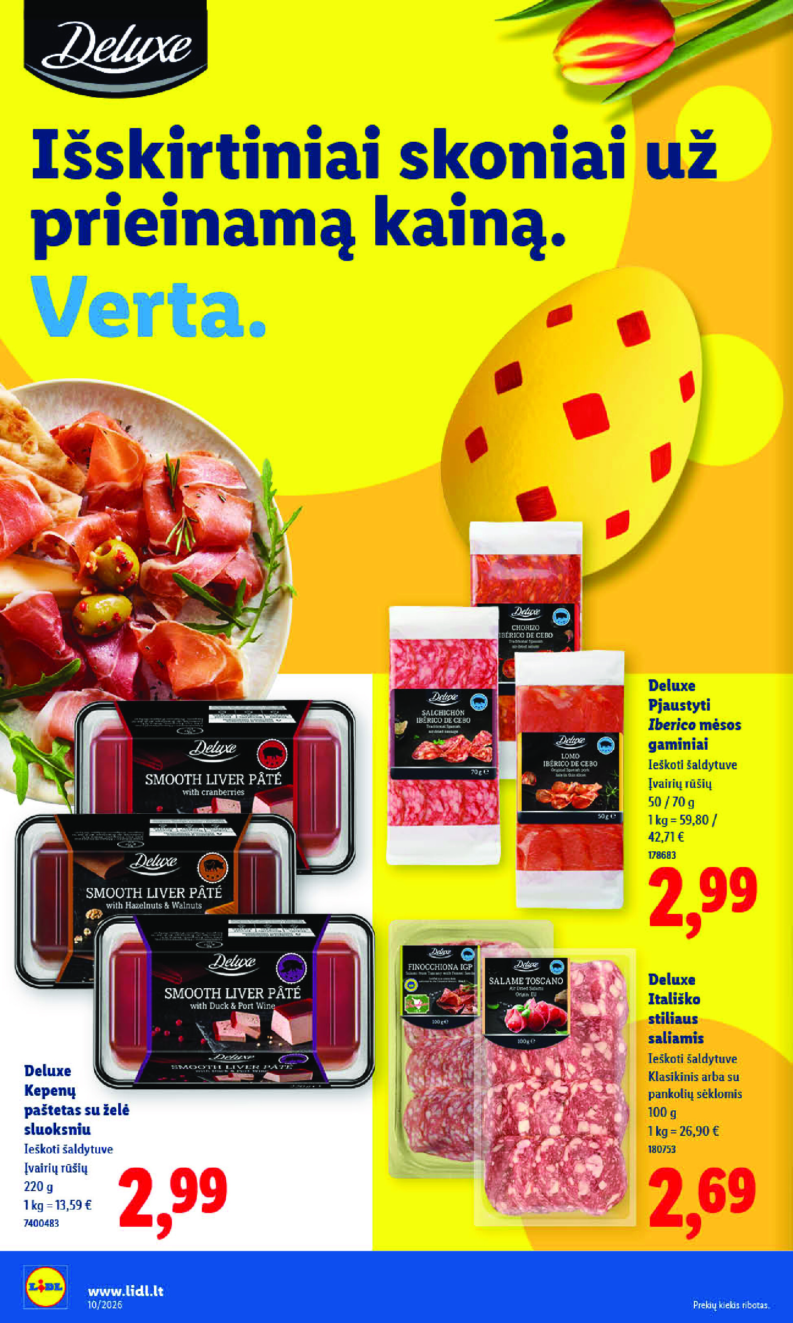 lidl - MAISTO PREKIŲ PASIŪLYMAI (2026-03-02 - 2026-03-08) - page: 14