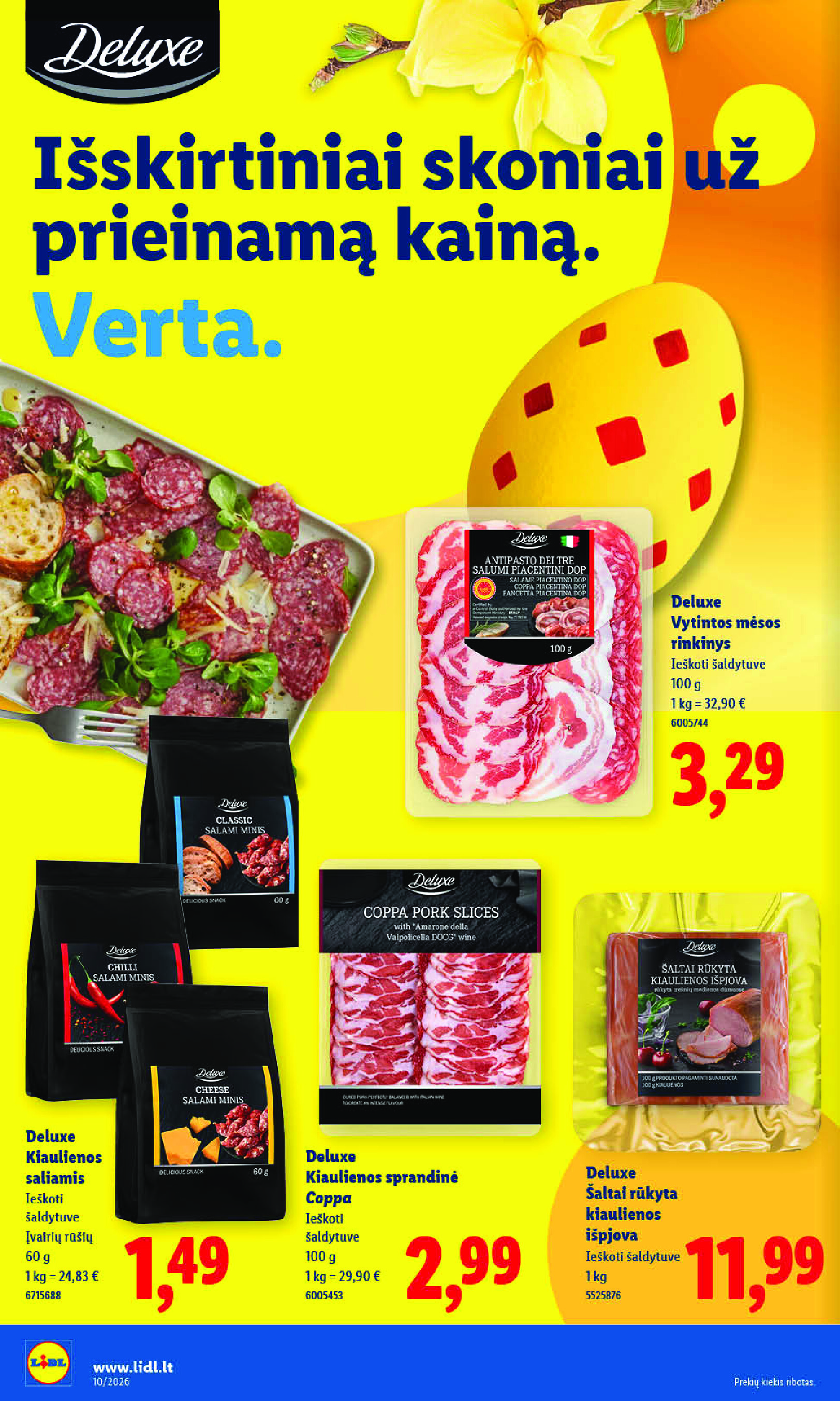 lidl - MAISTO PREKIŲ PASIŪLYMAI (2026-03-02 - 2026-03-08) - page: 16