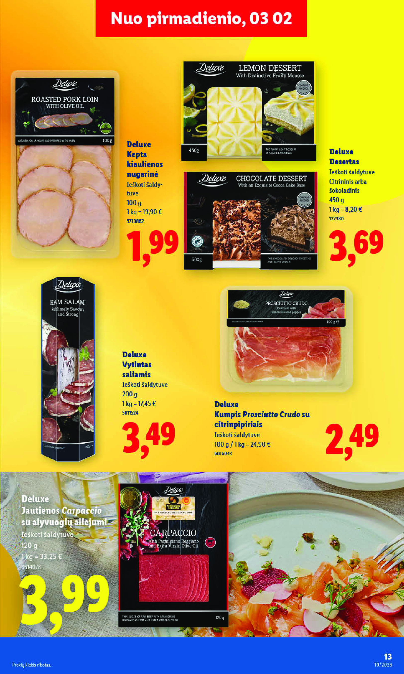 lidl - MAISTO PREKIŲ PASIŪLYMAI (2026-03-02 - 2026-03-08) - page: 17