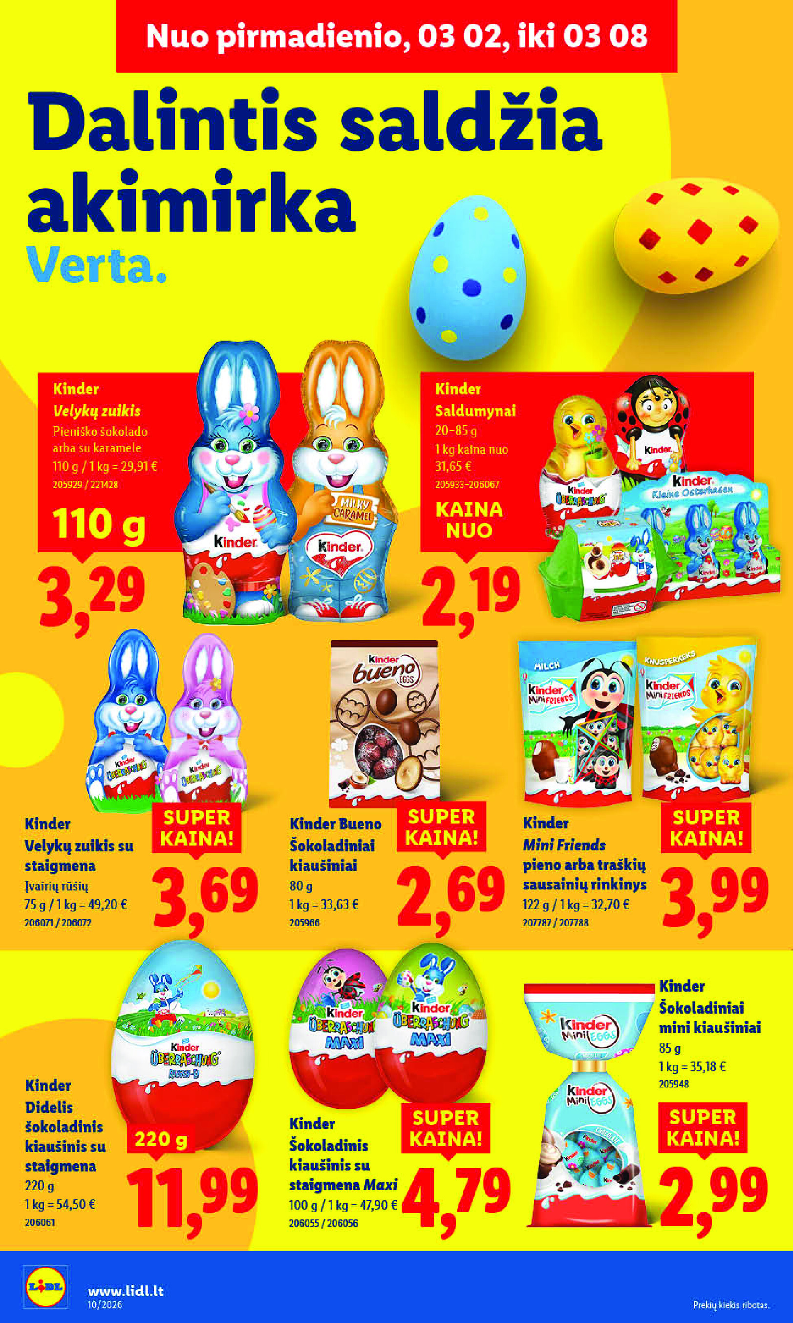 lidl - MAISTO PREKIŲ PASIŪLYMAI (2026-03-02 - 2026-03-08) - page: 28