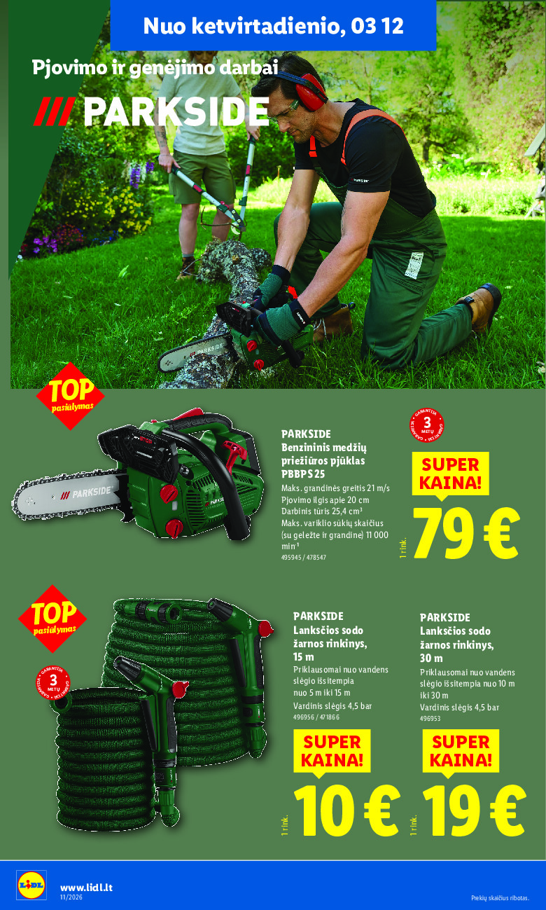 lidl - NE MAISTO PREKIŲ PASIŪLYMAI (2026-03-09 - 2026-03-15) - page: 14