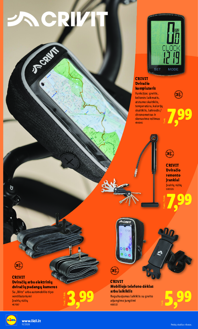 lidl - NE MAISTO PREKIŲ PASIŪLYMAI (2026-03-09 - 2026-03-15) - page: 22