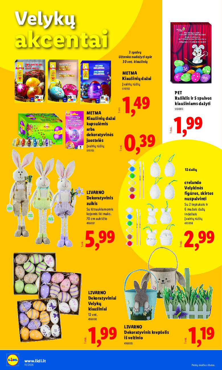 lidl - NE MAISTO PREKIŲ PASIŪLYMAI (2026-03-09 - 2026-03-15) - page: 26