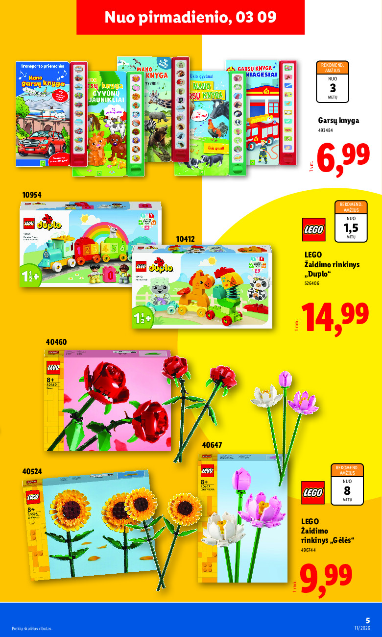 lidl - NE MAISTO PREKIŲ PASIŪLYMAI (2026-03-09 - 2026-03-15) - page: 5