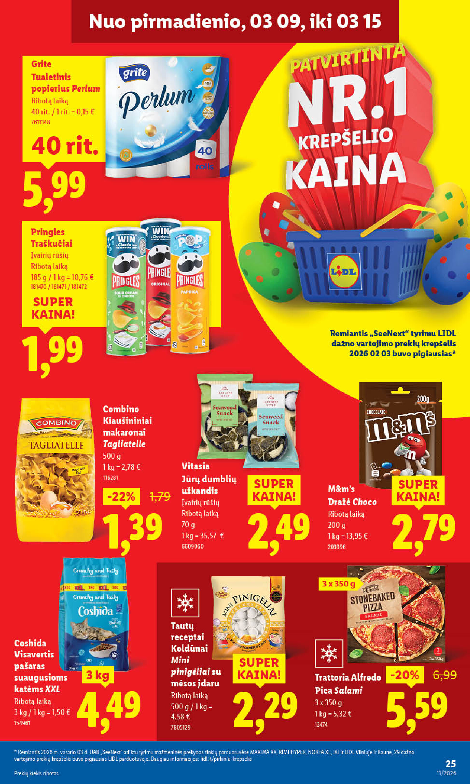 lidl - MAISTO PREKIŲ PASIŪLYMAI (2026-03-09 - 2026-03-15) - page: 25