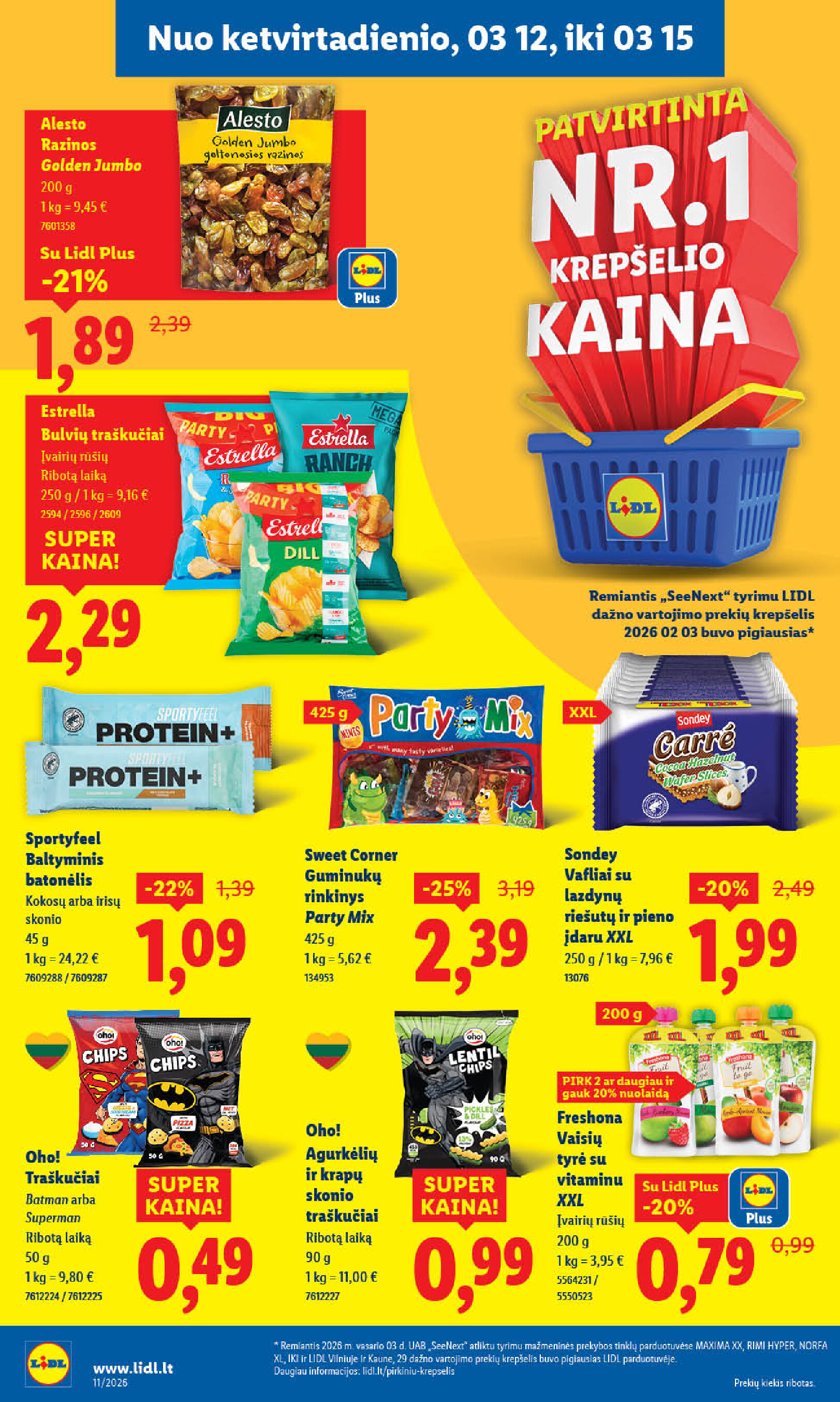 lidl - MAISTO PREKIŲ PASIŪLYMAI (2026-03-09 - 2026-03-15) - page: 34