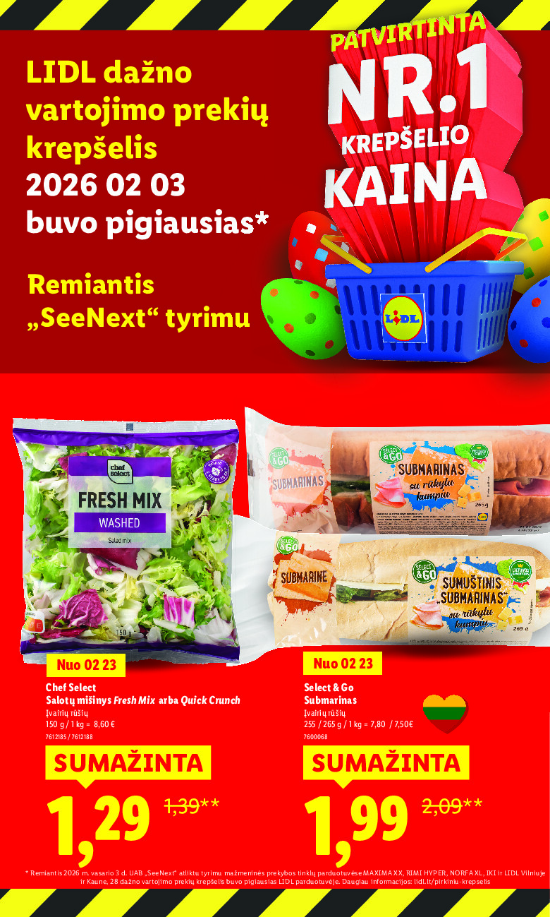 lidl - Ne akcija, o nauja kaina (2026-01-05 - 2026-03-16) - page: 14