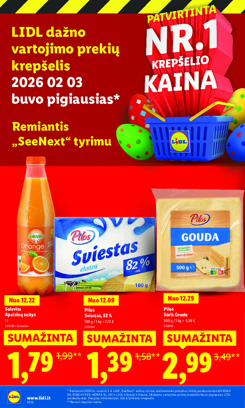 lidl - Ne akcija, o nauja kaina (2026-01-05 - 2026-03-16) - page: 16