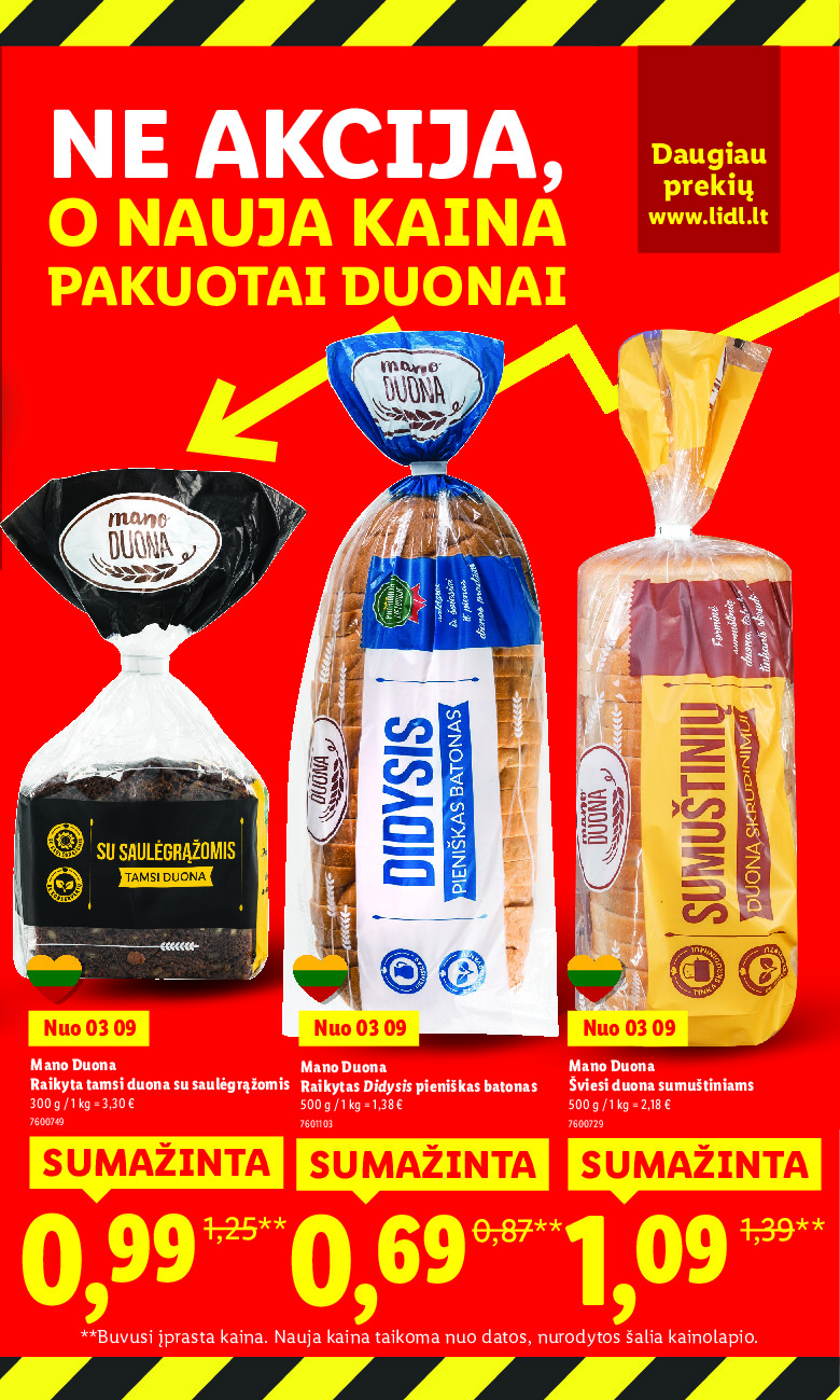 lidl - Ne akcija, o nauja kaina (2026-01-05 - 2026-03-16) - page: 3