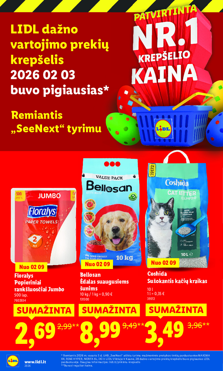 lidl - Ne akcija, o nauja kaina (2026-01-05 - 2026-03-16) - page: 22