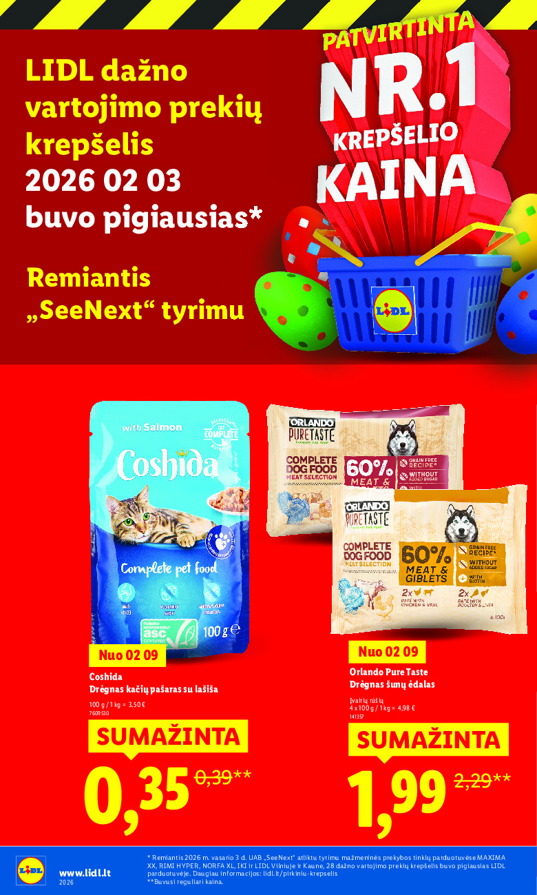 lidl - Ne akcija, o nauja kaina (2026-01-05 - 2026-03-16) - page: 26