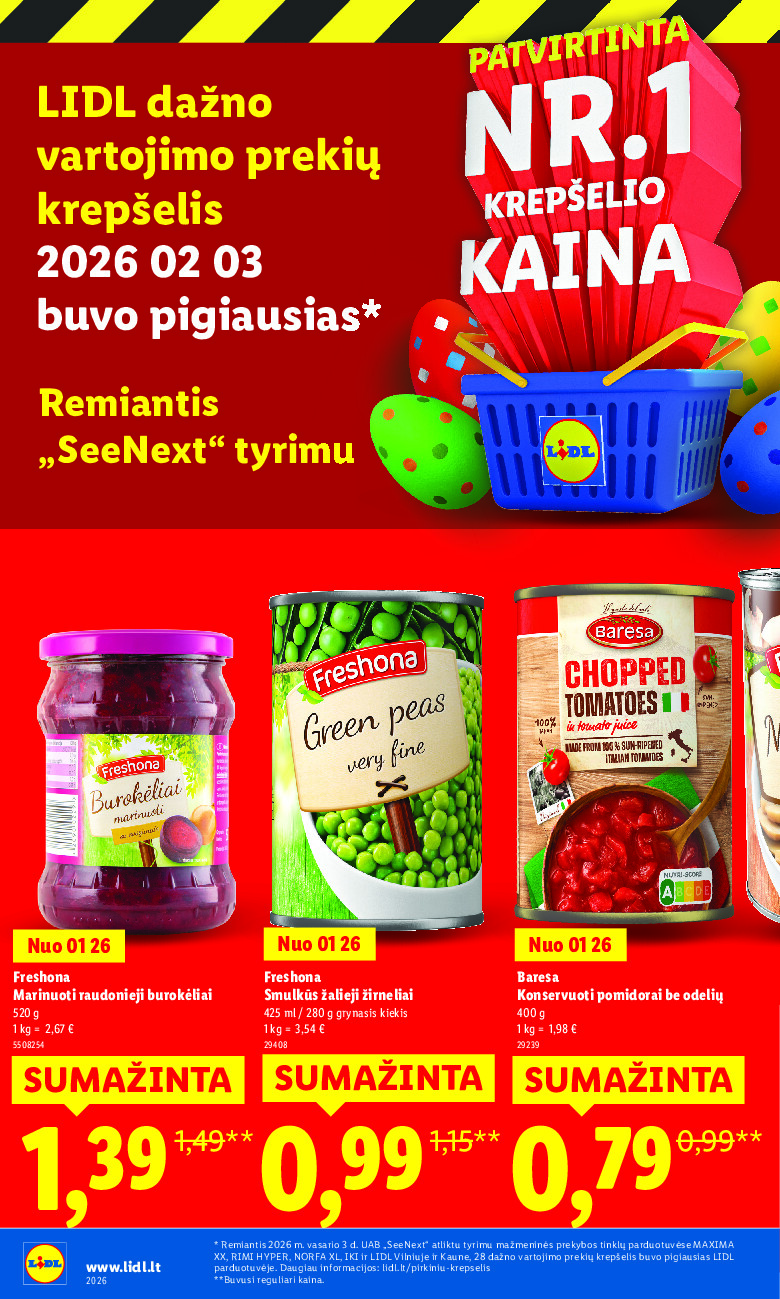 lidl - Ne akcija, o nauja kaina (2026-01-05 - 2026-03-16) - page: 30