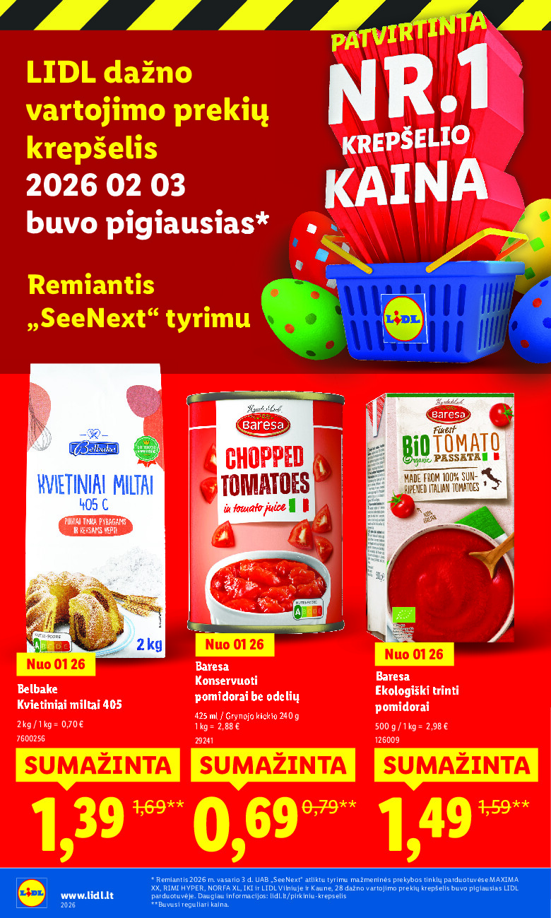 lidl - Ne akcija, o nauja kaina (2026-01-05 - 2026-03-16) - page: 32