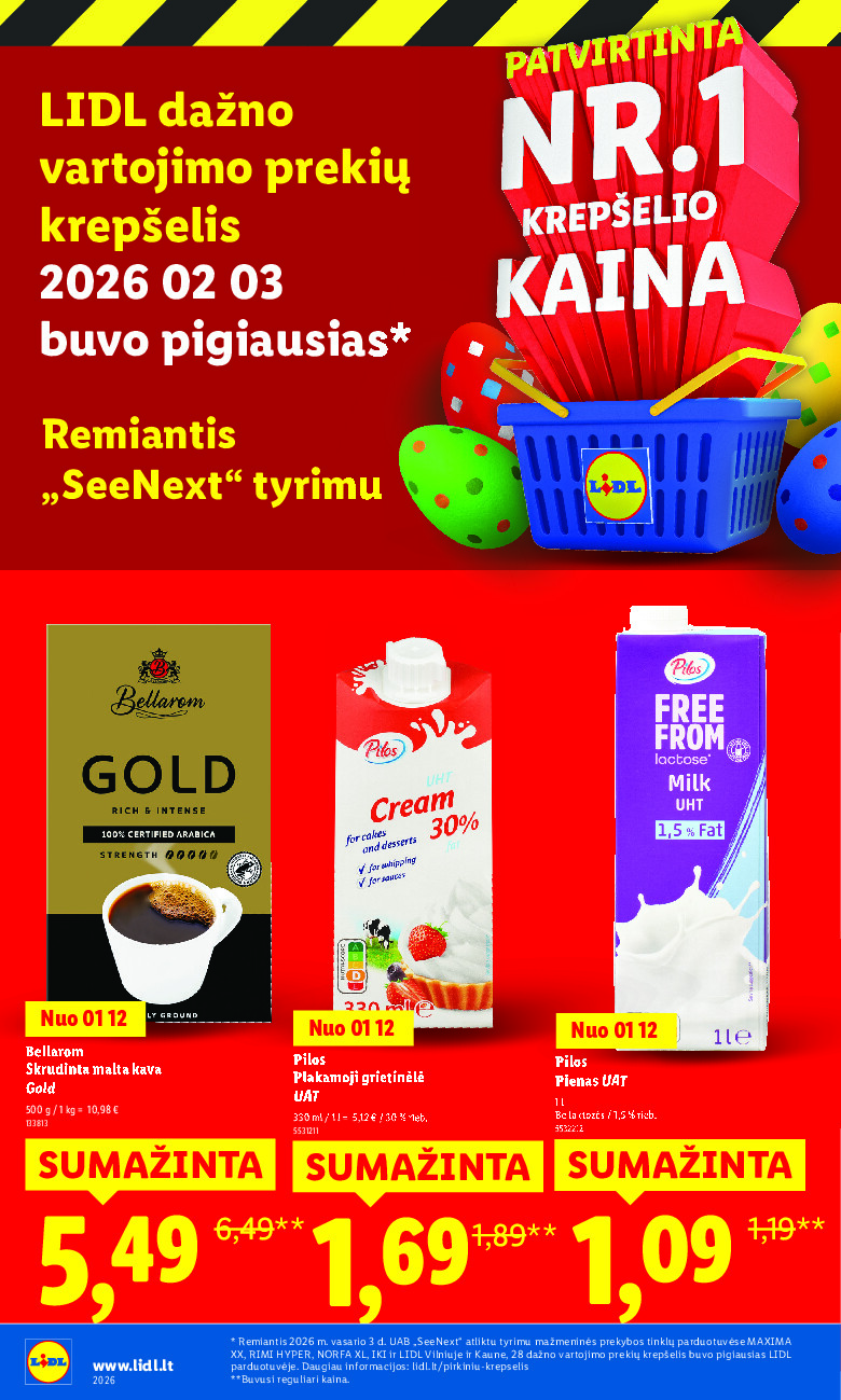 lidl - Ne akcija, o nauja kaina (2026-01-05 - 2026-03-16) - page: 36