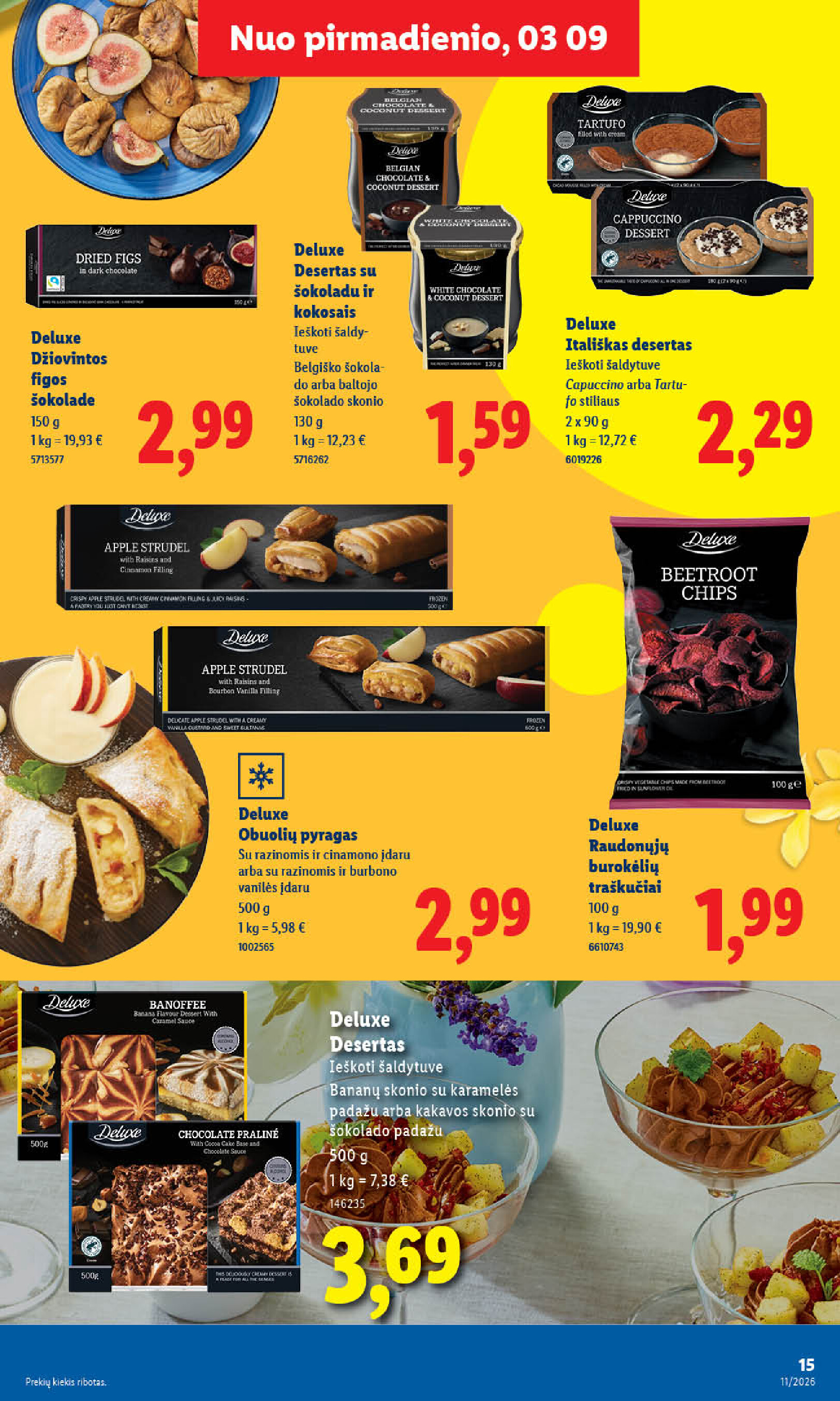 lidl - MAISTO PREKIŲ PASIŪLYMAI (2026-03-09 - 2026-03-15) - page: 15