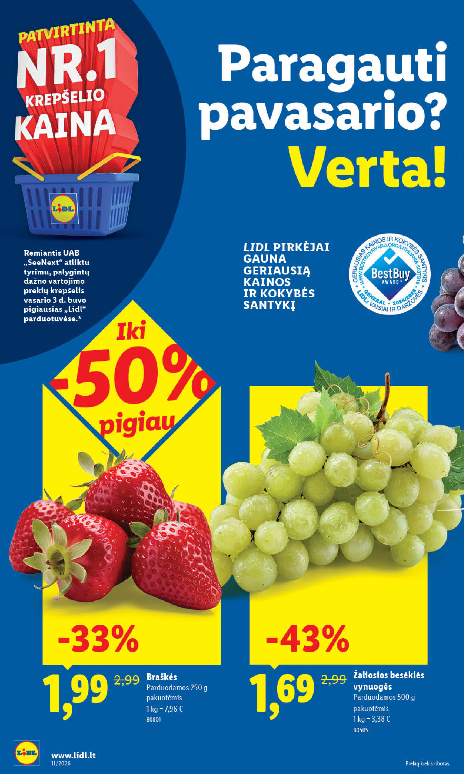 lidl - MAISTO PREKIŲ PASIŪLYMAI (2026-03-09 - 2026-03-15) - page: 36