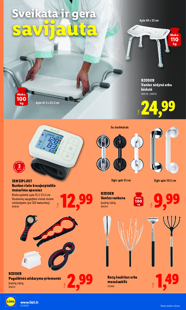 lidl - NE MAISTO PREKIŲ PASIŪLYMAI (2026-03-16 - 2026-03-22) - page: 20