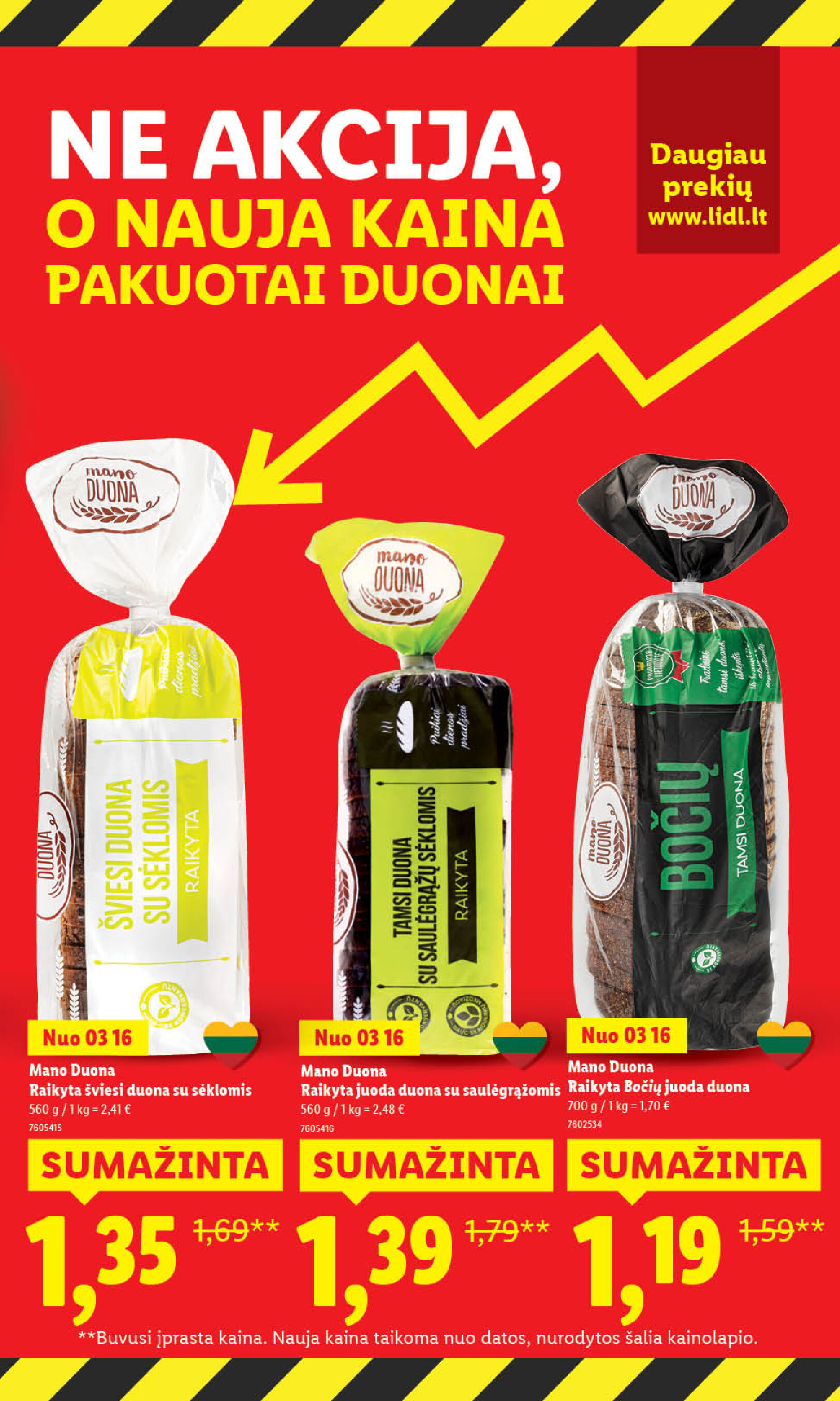 lidl - MAISTO PREKIŲ PASIŪLYMAI (2026-03-16 - 2026-03-22) - page: 3