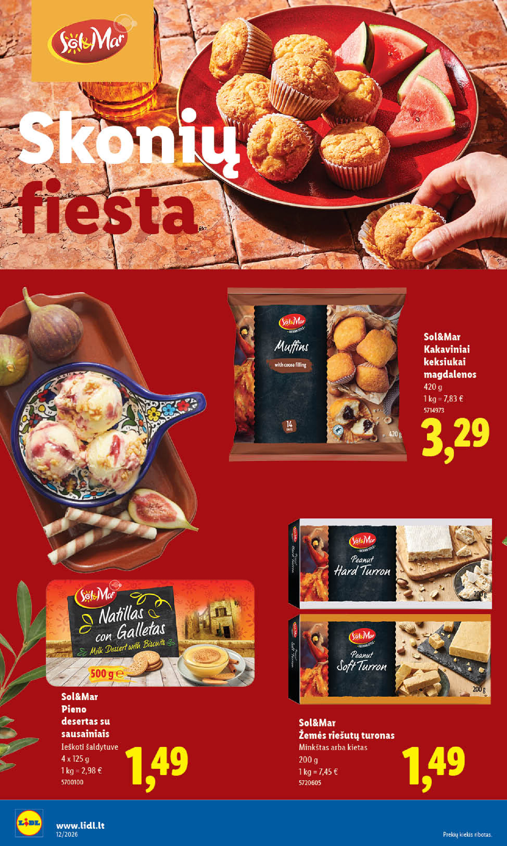 lidl - MAISTO PREKIŲ PASIŪLYMAI (2026-03-16 - 2026-03-22) - page: 25