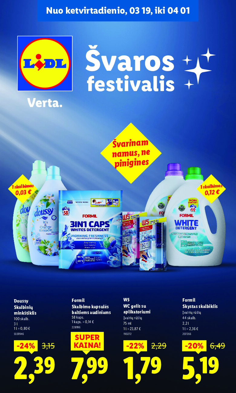 lidl - Švaros festivalis (2026-03-19 - 2026-04-01)