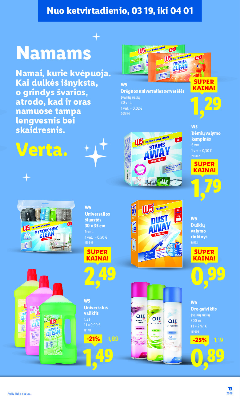 lidl - Švaros festivalis (2026-03-19 - 2026-04-01) - page: 13