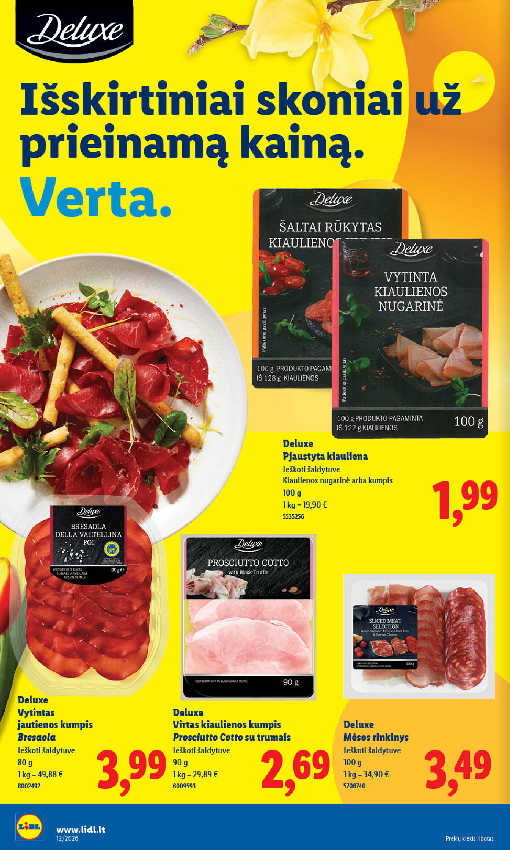 lidl - MAISTO PREKIŲ PASIŪLYMAI (2026-03-16 - 2026-03-22) - page: 10