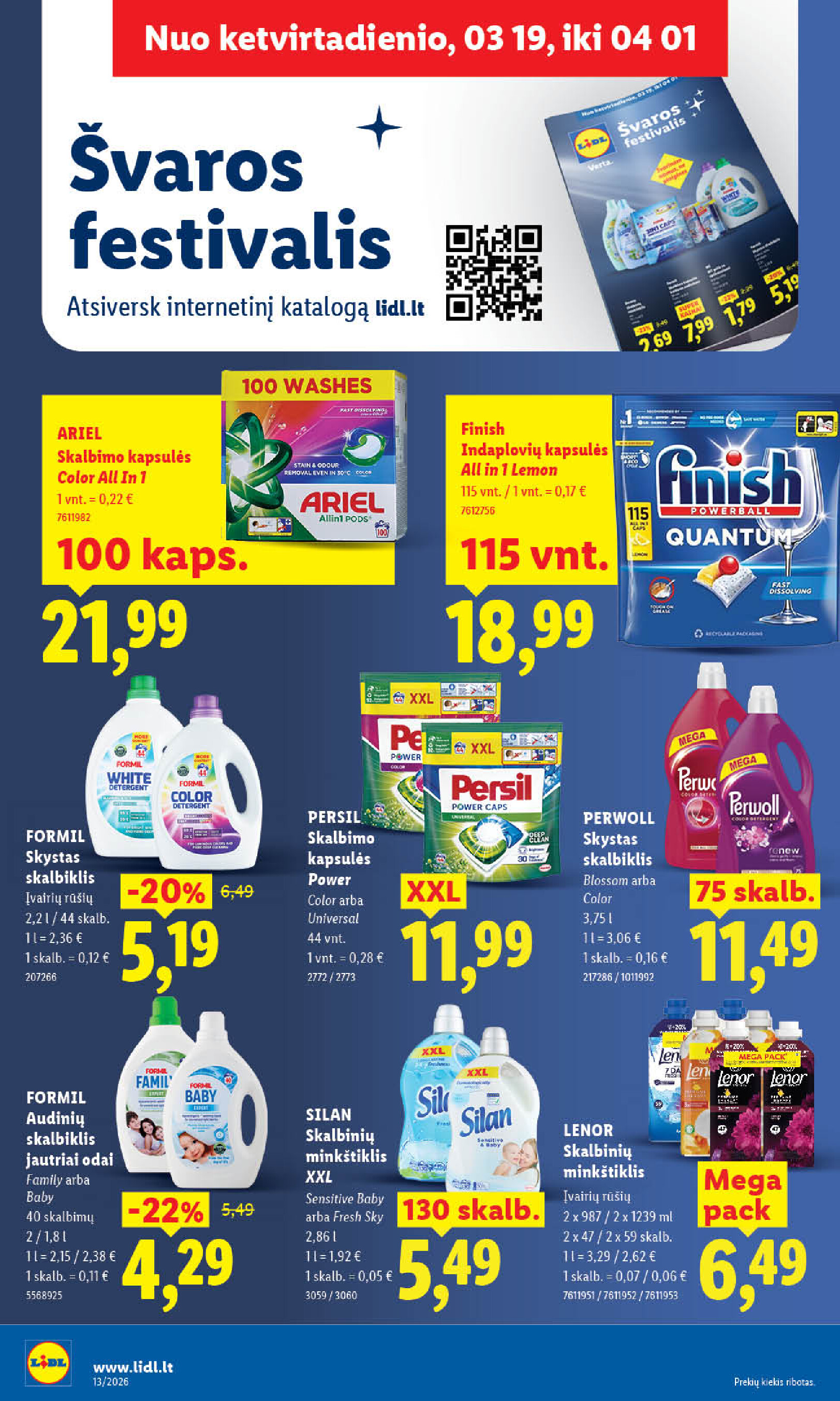lidl - MAISTO PREKIŲ PASIŪLYMAI (2026-03-23 - 2026-03-29) - page: 20