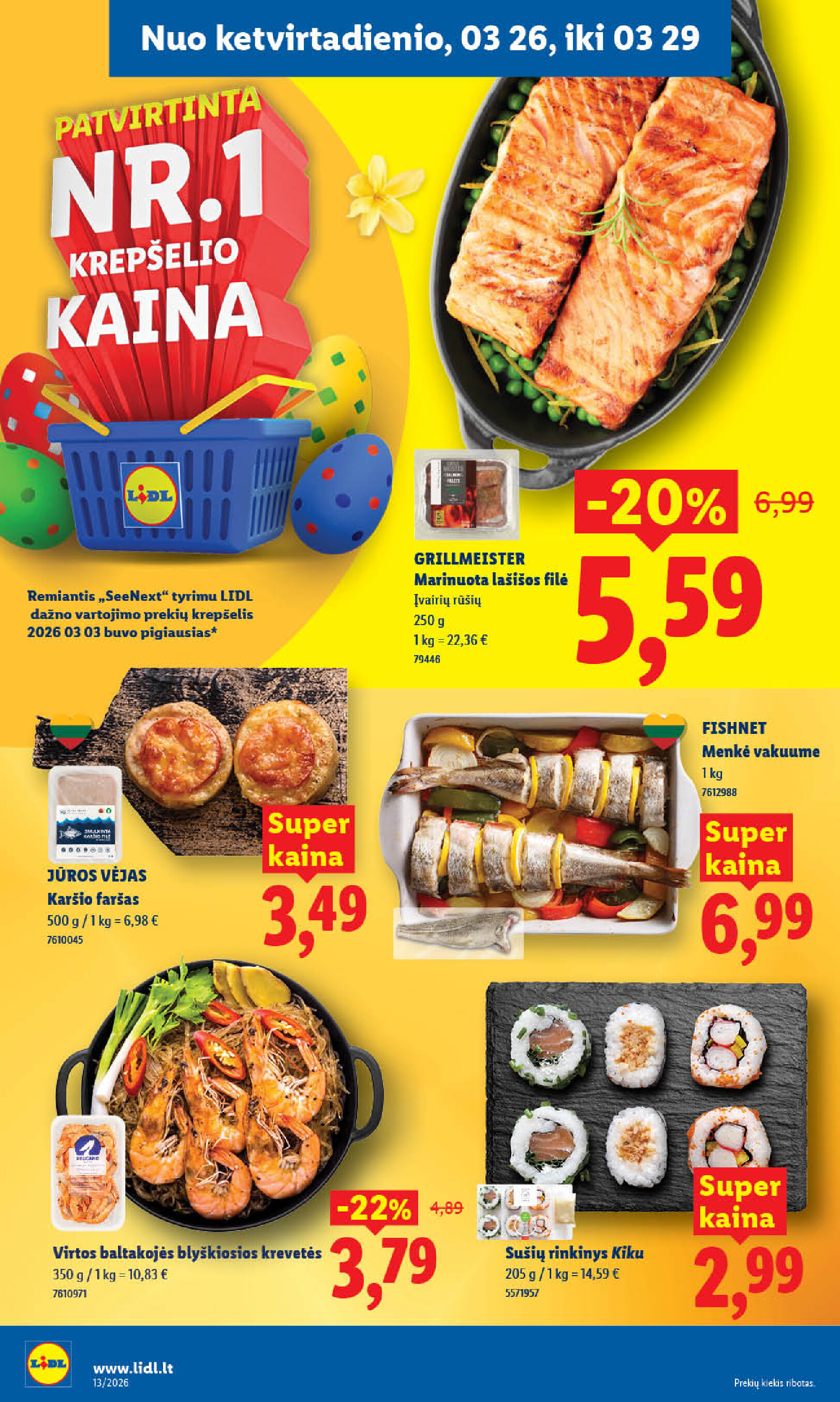 lidl - MAISTO PREKIŲ PASIŪLYMAI (2026-03-23 - 2026-03-29) - page: 30