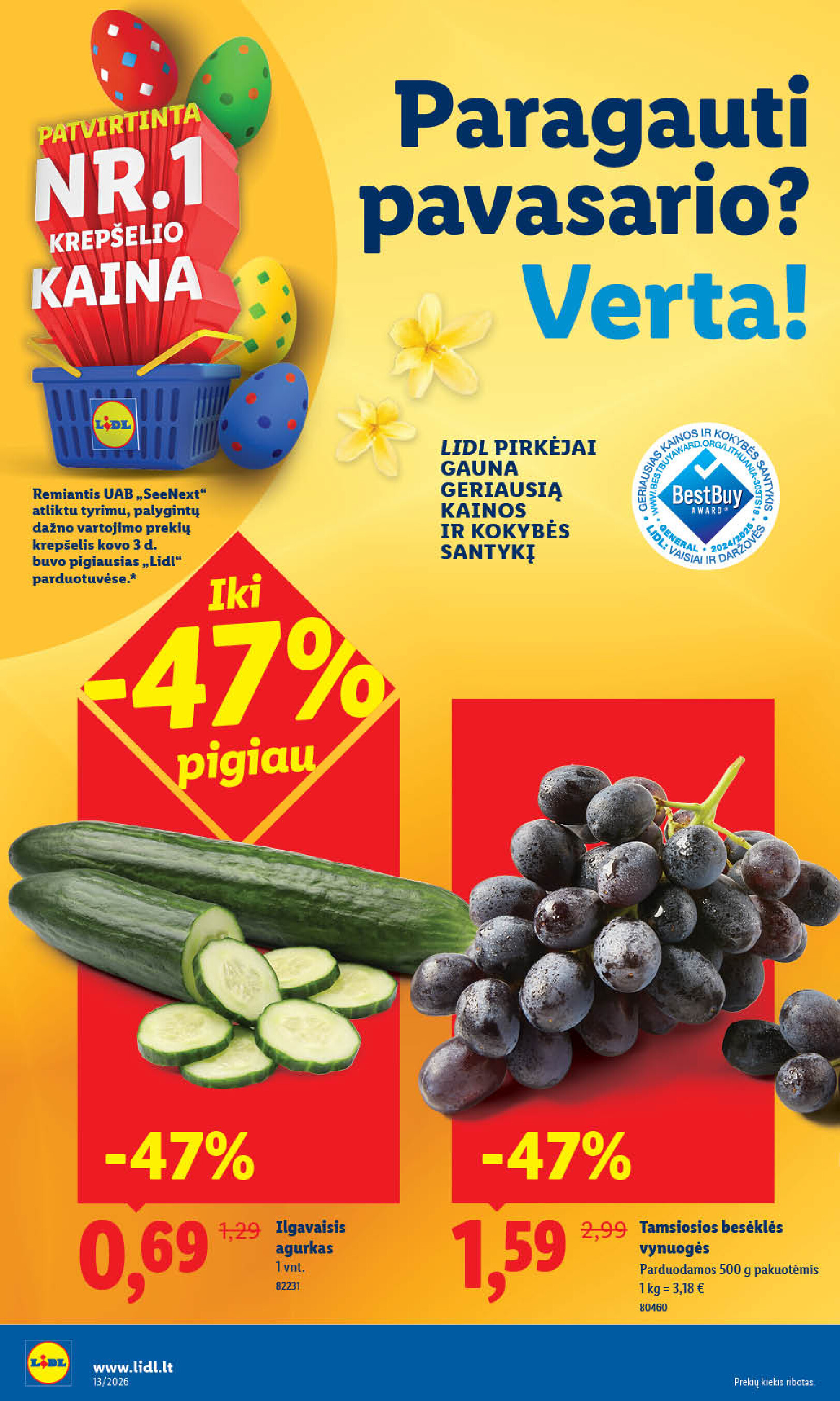 lidl - MAISTO PREKIŲ PASIŪLYMAI (2026-03-23 - 2026-03-29) - page: 28