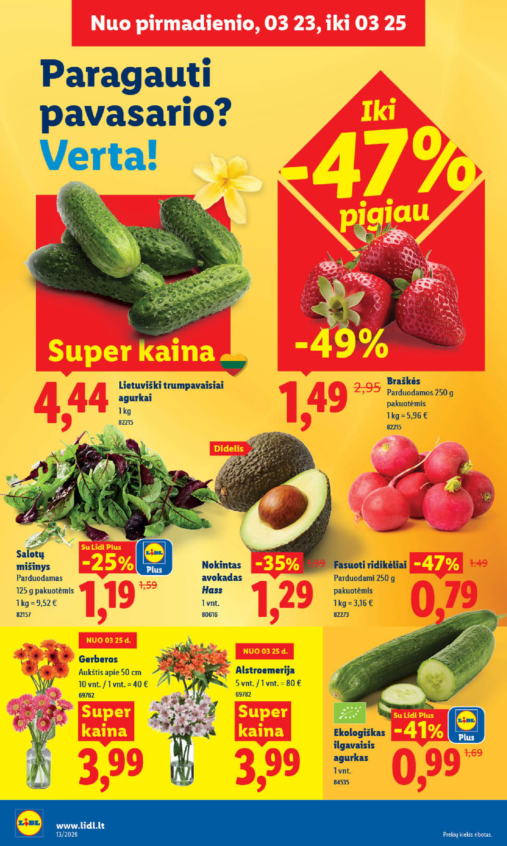 lidl - MAISTO PREKIŲ PASIŪLYMAI (2026-03-23 - 2026-03-29) - page: 4