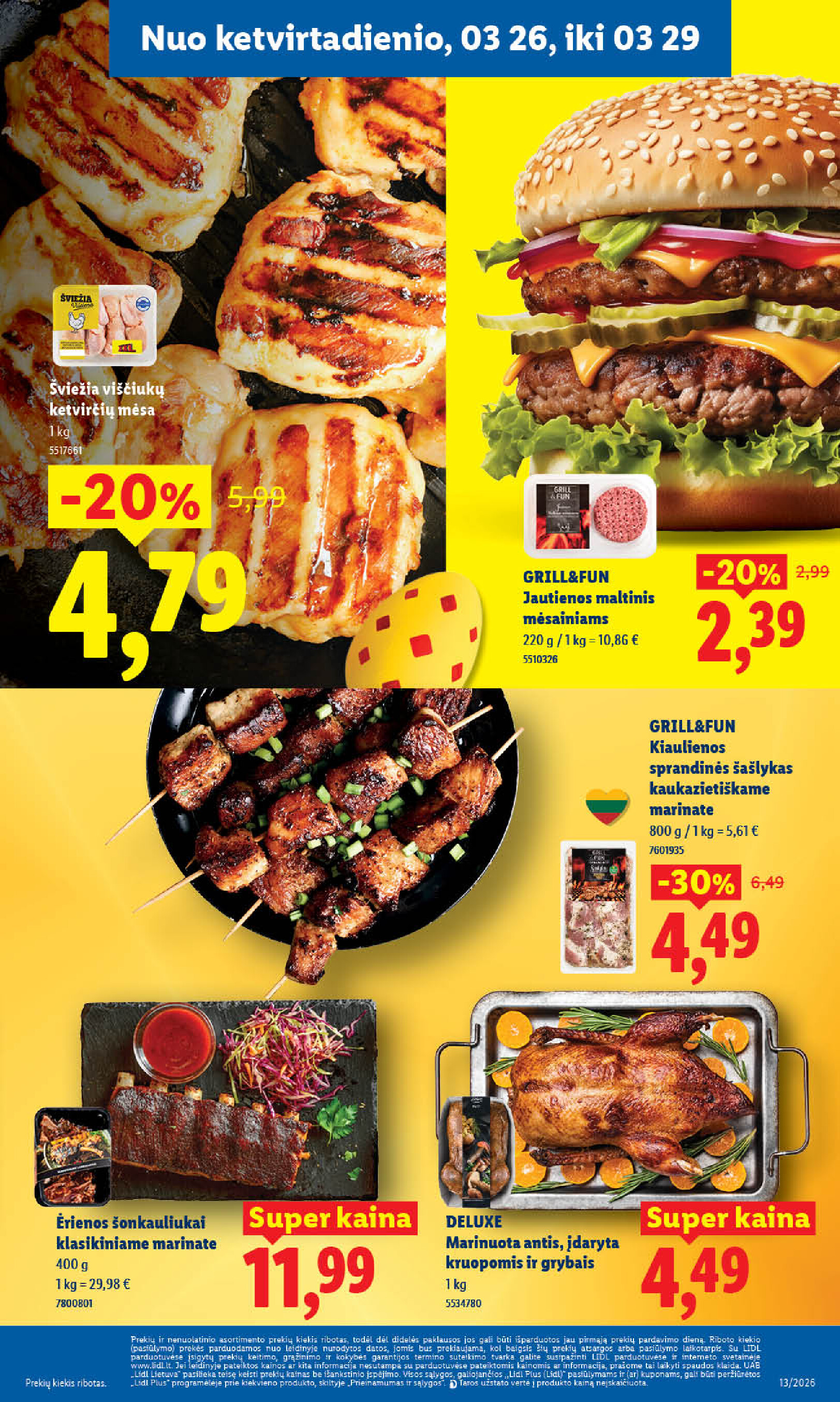 lidl - MAISTO PREKIŲ PASIŪLYMAI (2026-03-23 - 2026-03-29) - page: 31