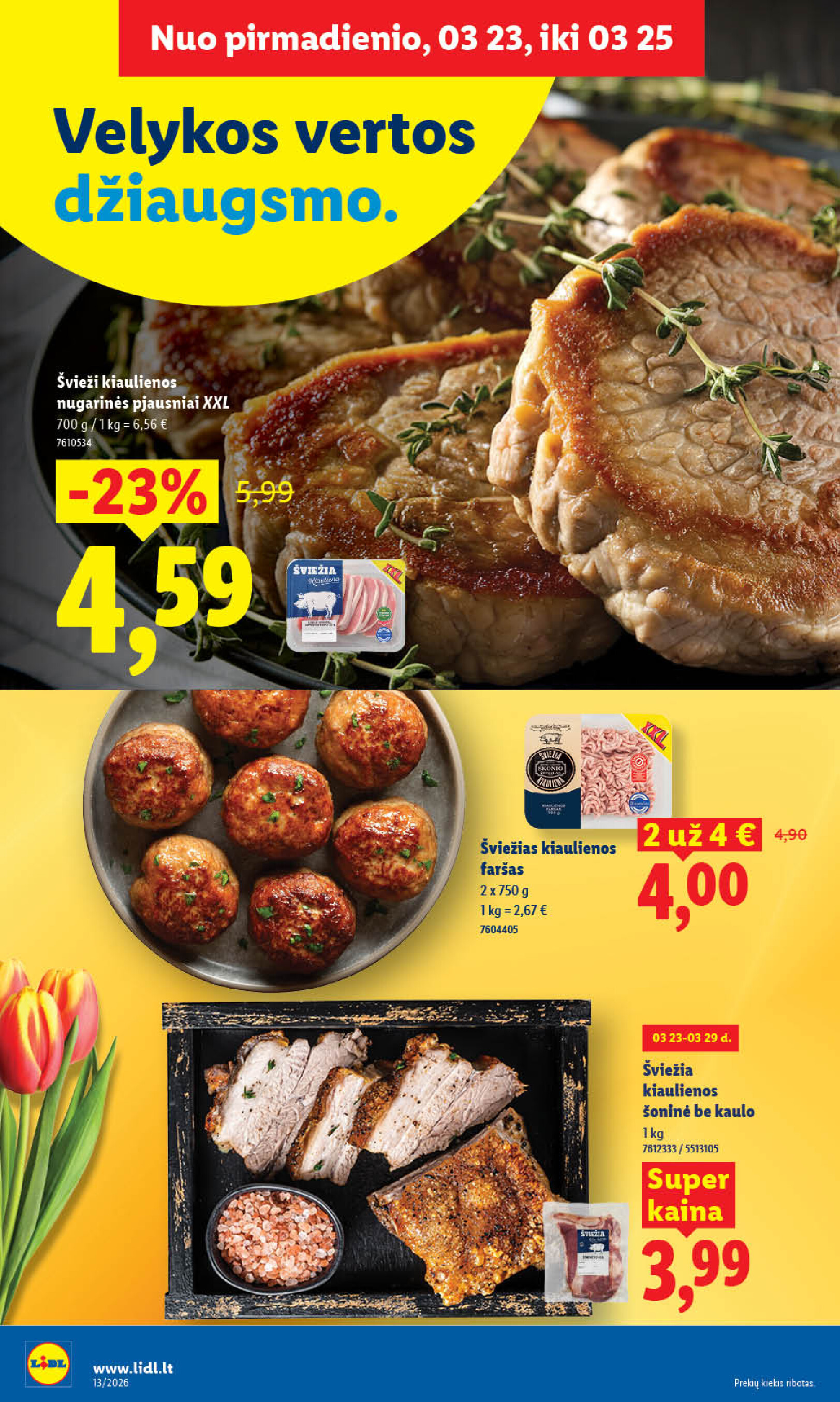 lidl - MAISTO PREKIŲ PASIŪLYMAI (2026-03-23 - 2026-03-29) - page: 8