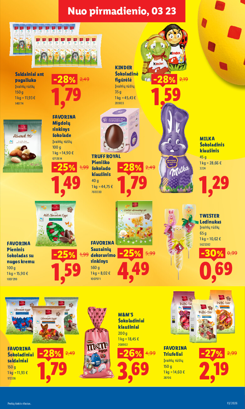 lidl - MAISTO PREKIŲ PASIŪLYMAI (2026-03-23 - 2026-03-29) - page: 11