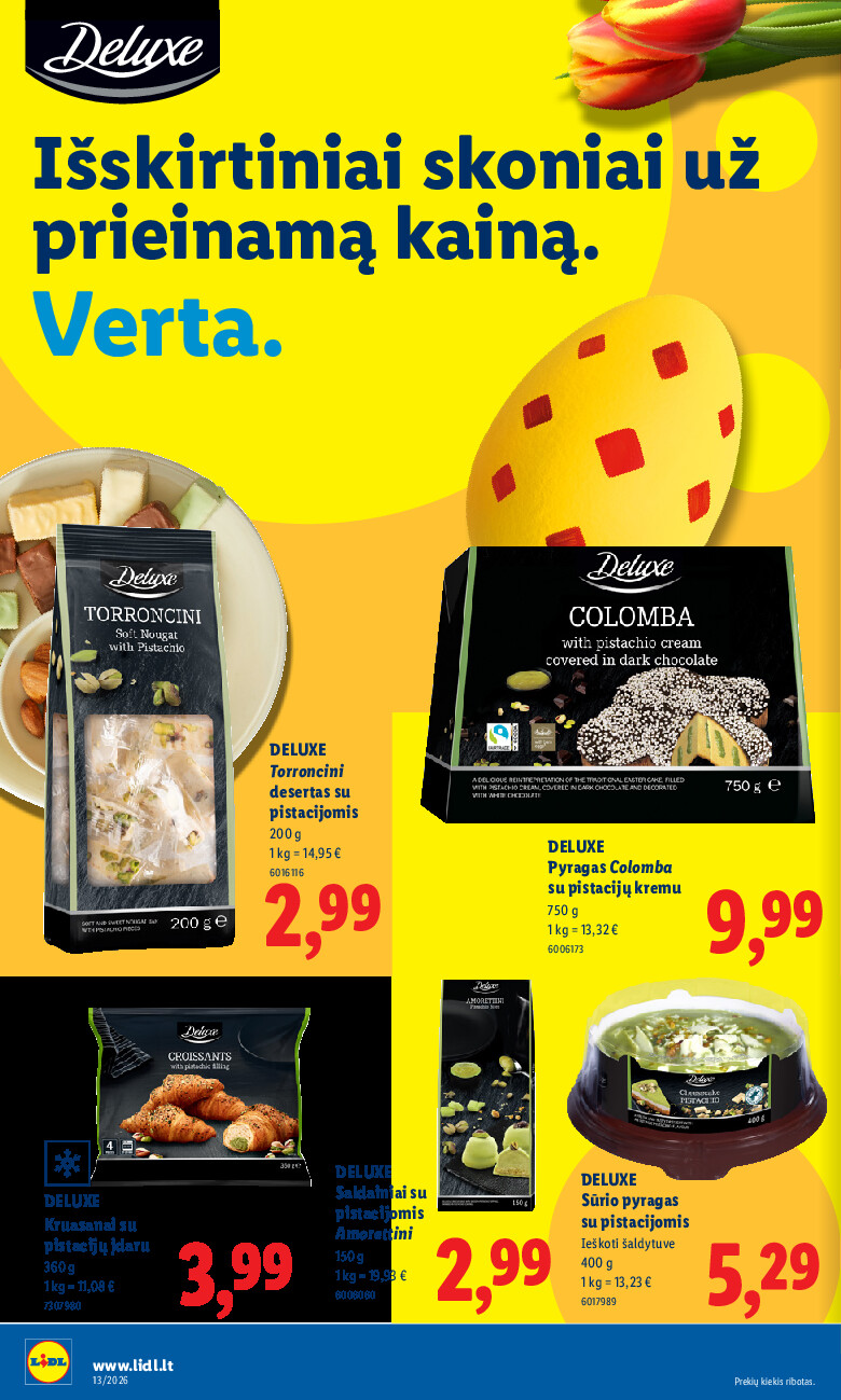 lidl - MAISTO PREKIŲ PASIŪLYMAI (2026-03-23 - 2026-03-29) - page: 14