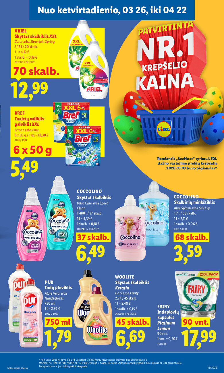lidl - MAISTO PREKIŲ PASIŪLYMAI (2026-03-23 - 2026-03-29) - page: 23