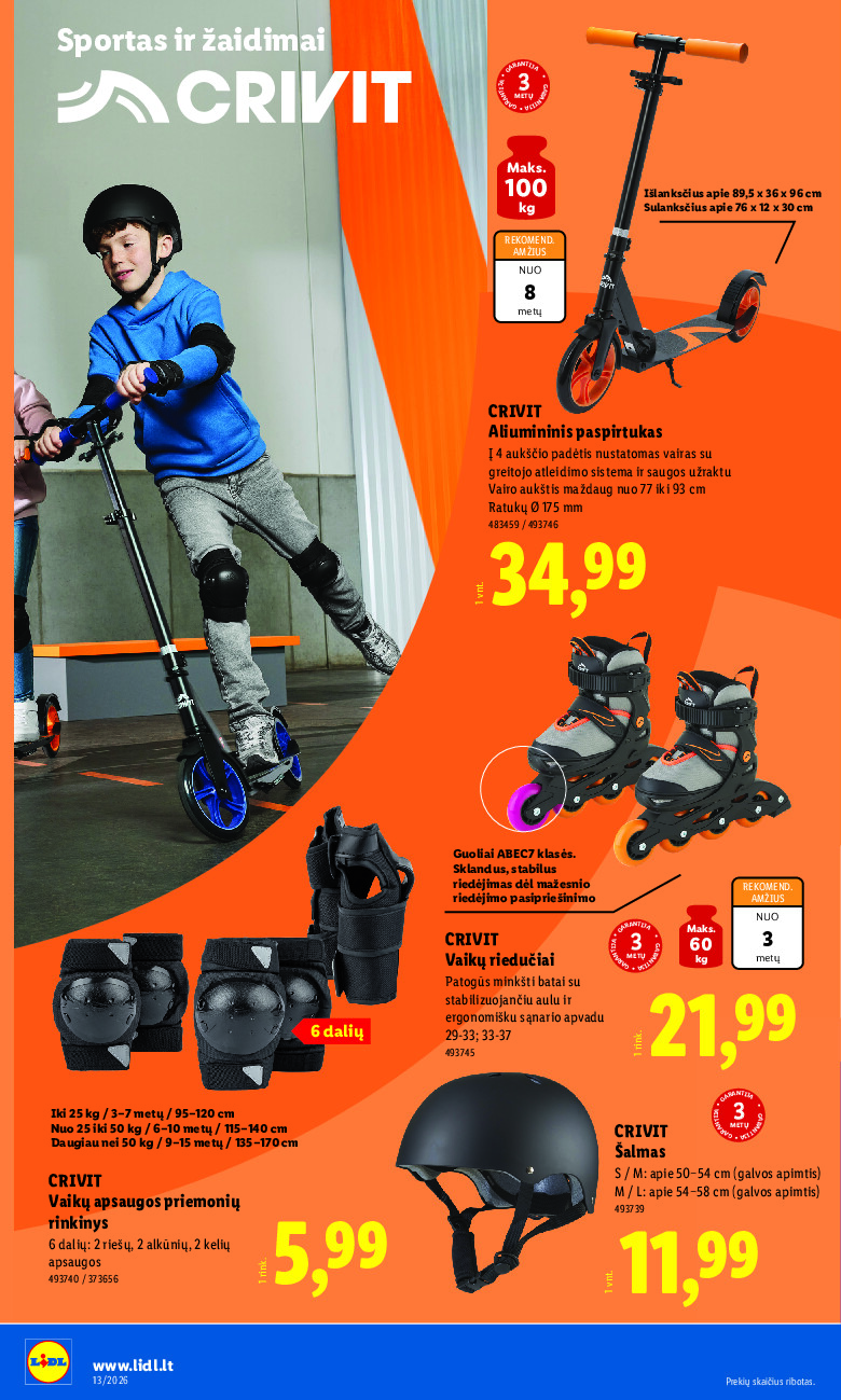 lidl - NE MAISTO PREKIŲ PASIŪLYMAI (2026-03-23 - 2026-03-29) - page: 6