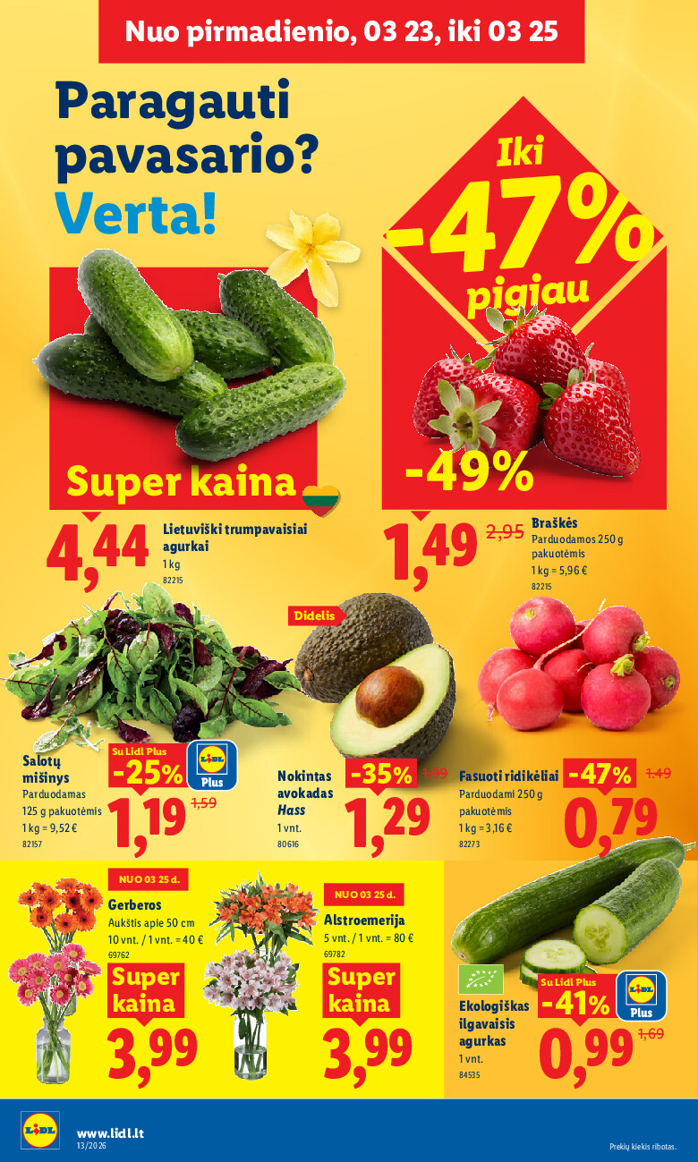 lidl - MAISTO PREKIŲ PASIŪLYMAI (2026-03-23 - 2026-03-29) - page: 4
