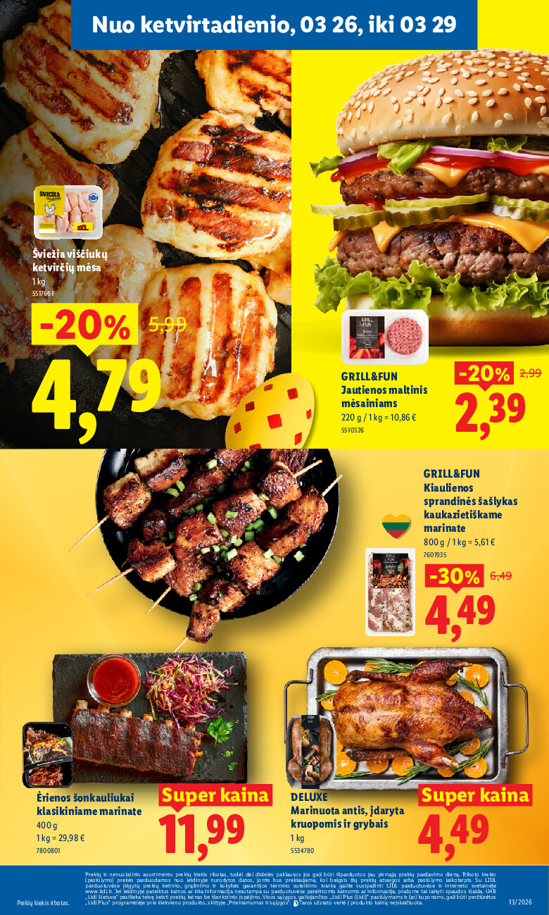 lidl - MAISTO PREKIŲ PASIŪLYMAI (2026-03-23 - 2026-03-29) - page: 33