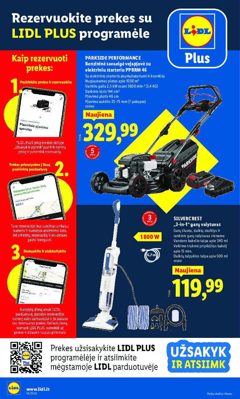 lidl - NE MAISTO PREKIŲ PASIŪLYMAI (2026-03-30 - 2026-04-05) - page: 2