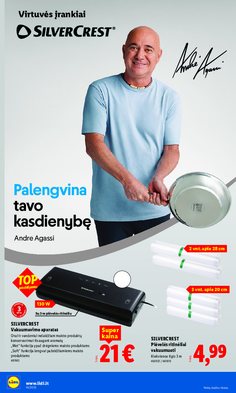lidl - NE MAISTO PREKIŲ PASIŪLYMAI (2026-03-30 - 2026-04-05) - page: 14