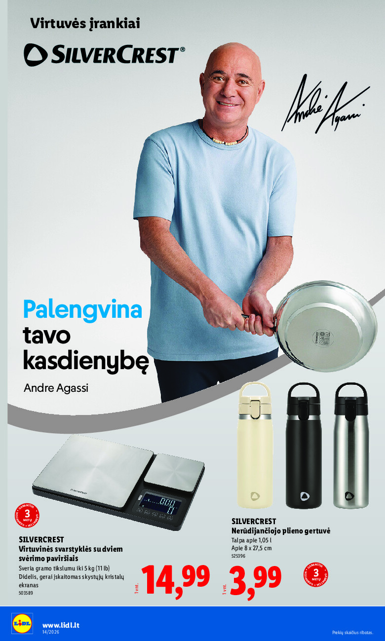 lidl - NE MAISTO PREKIŲ PASIŪLYMAI (2026-03-30 - 2026-04-05) - page: 16