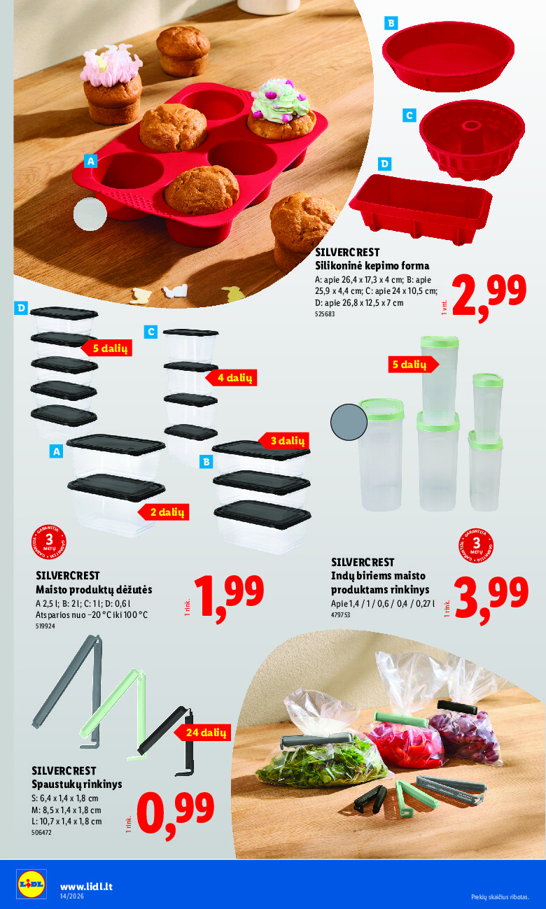 lidl - NE MAISTO PREKIŲ PASIŪLYMAI (2026-03-30 - 2026-04-05) - page: 18