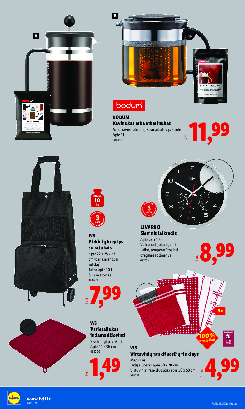 lidl - NE MAISTO PREKIŲ PASIŪLYMAI (2026-03-30 - 2026-04-05) - page: 20