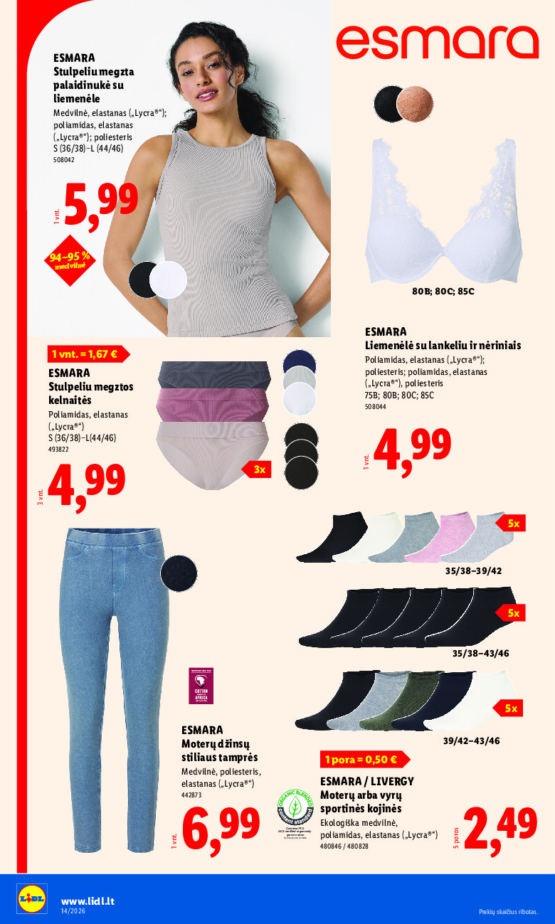 lidl - NE MAISTO PREKIŲ PASIŪLYMAI (2026-03-30 - 2026-04-05) - page: 6