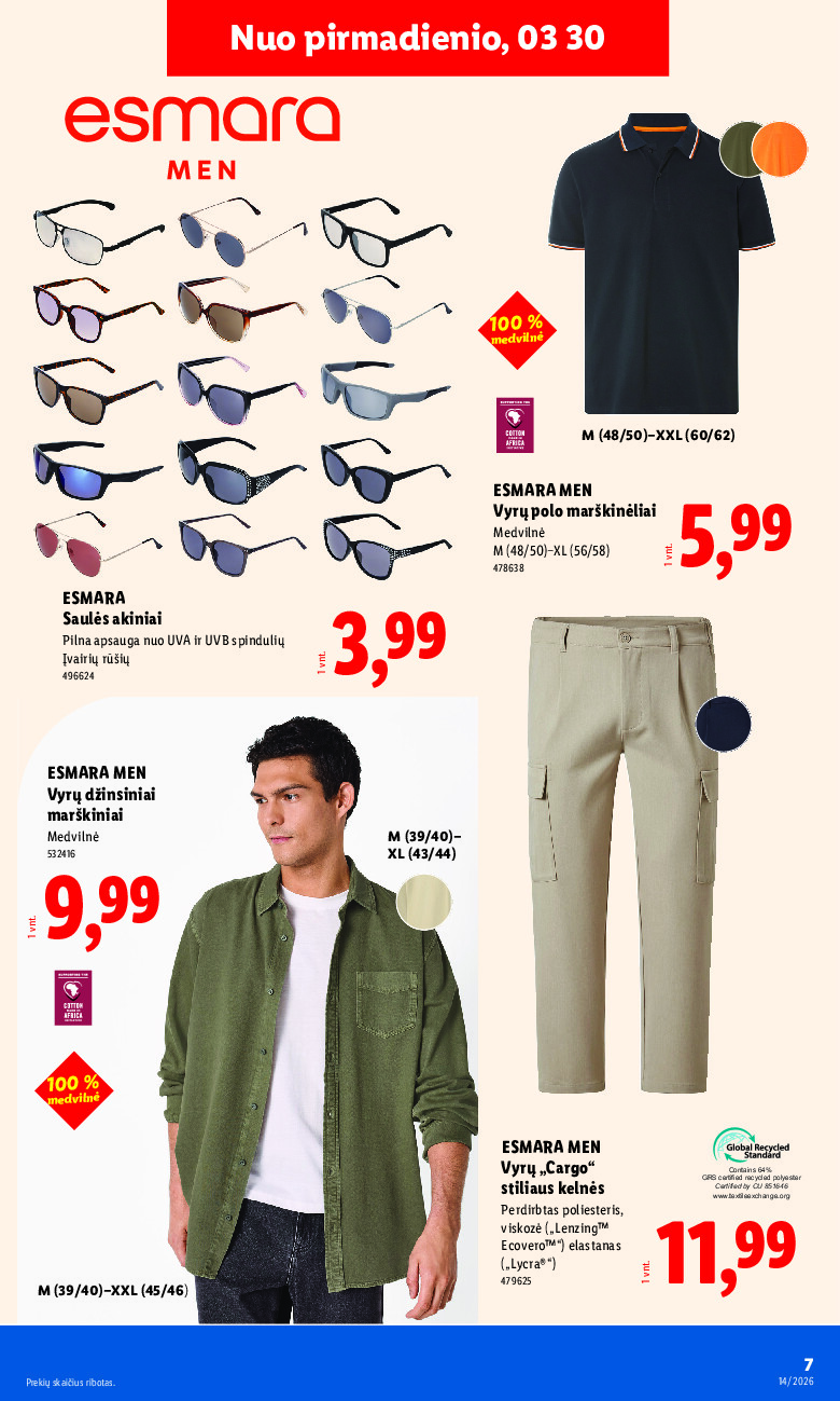 lidl - NE MAISTO PREKIŲ PASIŪLYMAI (2026-03-30 - 2026-04-05) - page: 7