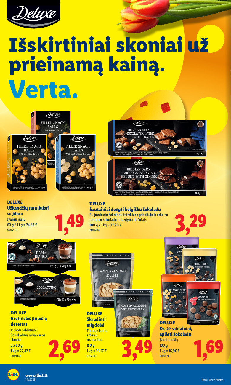 lidl - MAISTO PREKIŲ PASIŪLYMAI (2026-03-30 - 2026-04-05) - page: 12