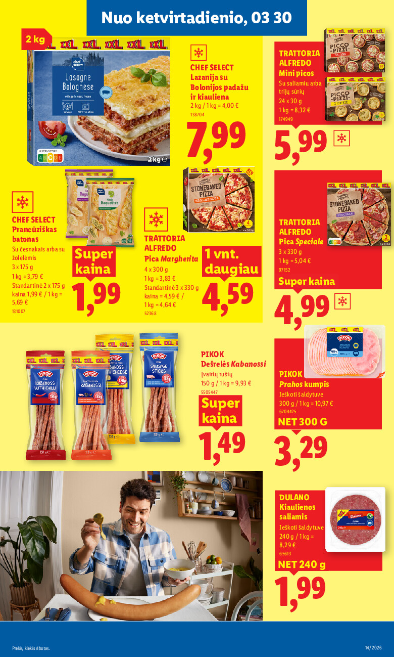 lidl - MAISTO PREKIŲ PASIŪLYMAI (2026-03-30 - 2026-04-05) - page: 25